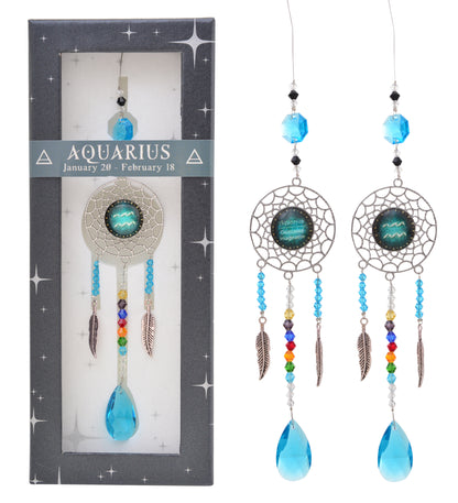 Gibson Gifts - Zodiac Dream Catchers - Aquarius