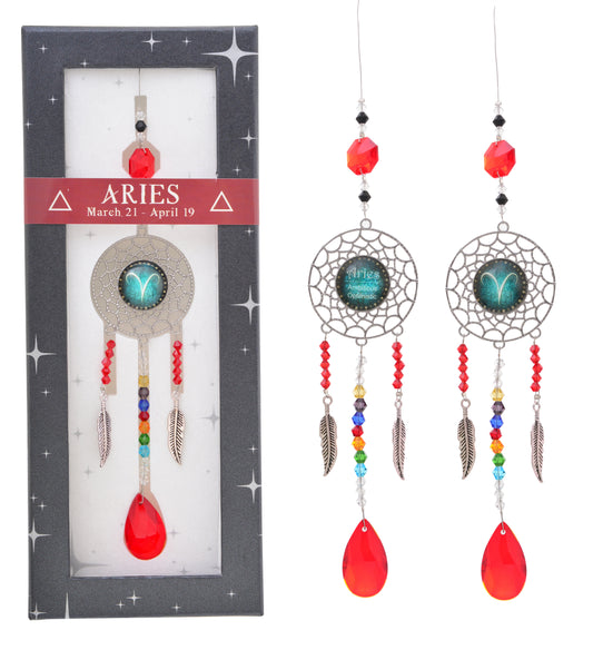 Gibson Gifts - Zodiac Dream Catchers - Aries