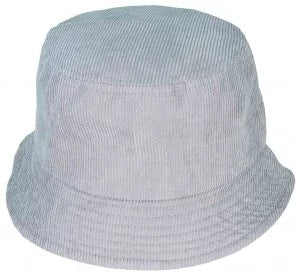 Avenel - Small Brim Corduroy Bucket Hat - Grey