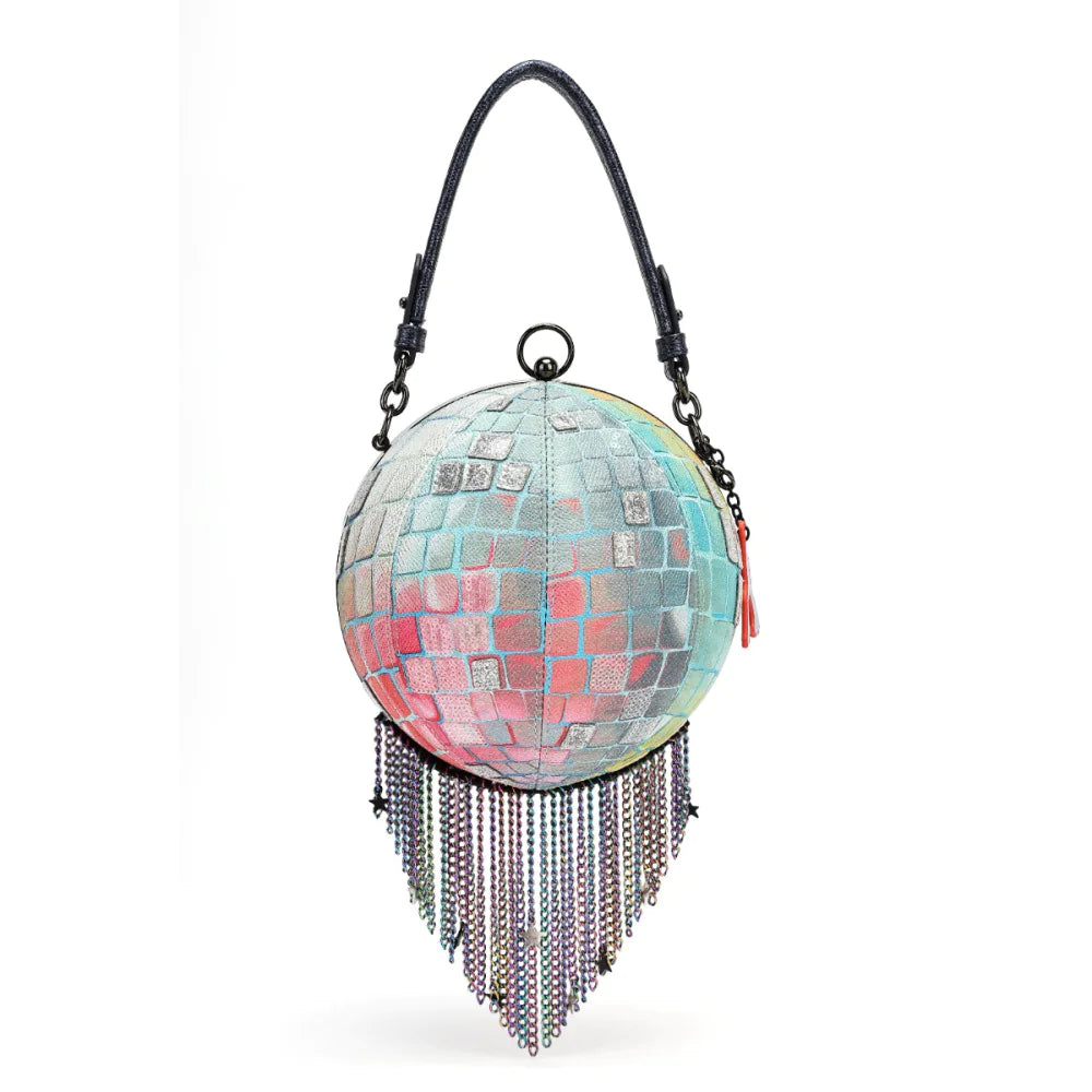 Vendula London Kitty’s Caturday Night Fever Disco Ball Bag