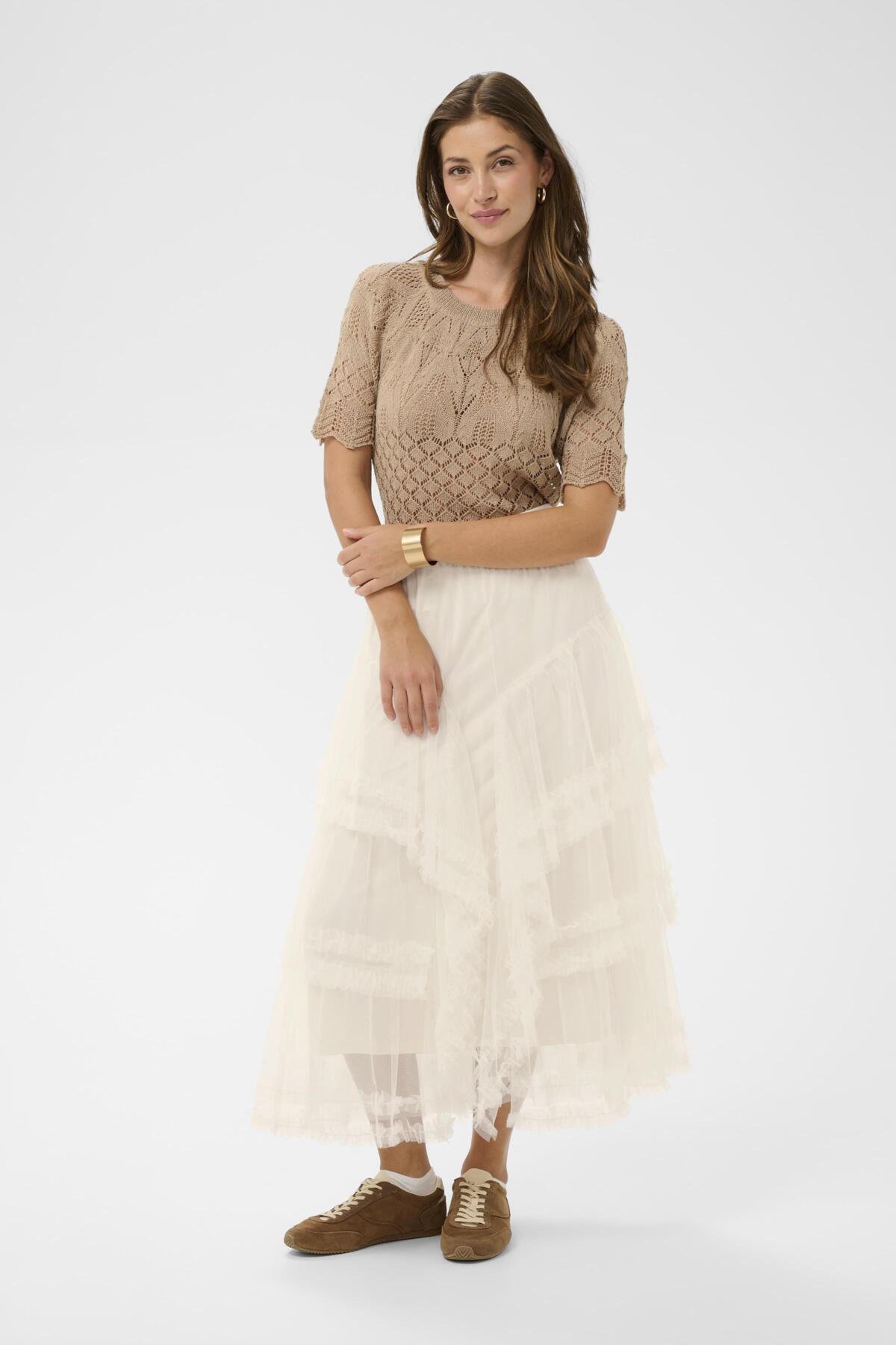 Cream - Sissel Skirt Whisper White