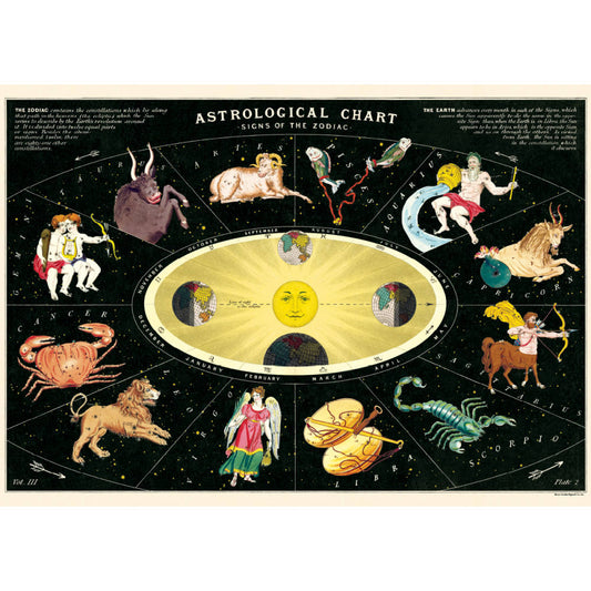 CAVALLINI POSTER/WRAP – ASTROLOGICAL CHART