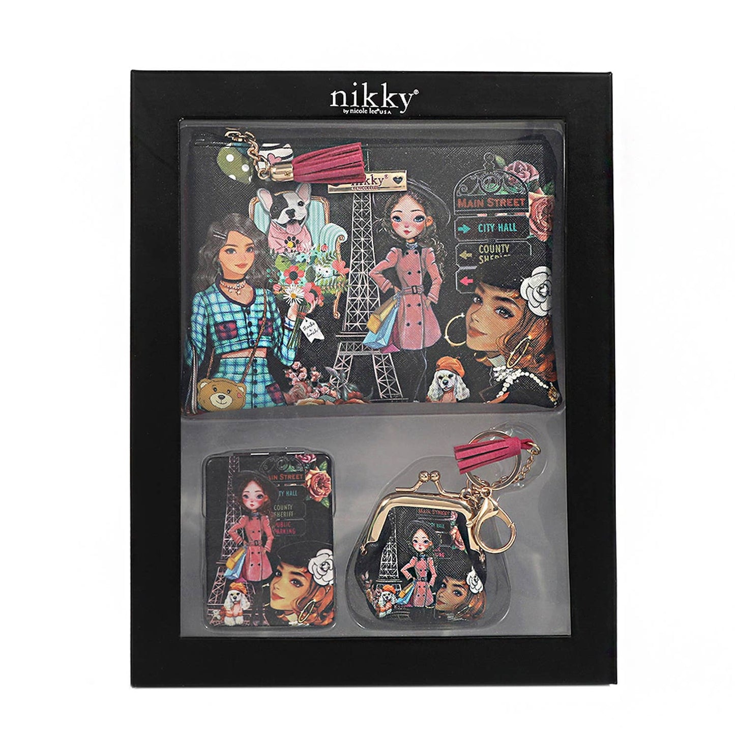 3-PIECE POUCH GIFT SET: NIKKY MAKES FRIENDS