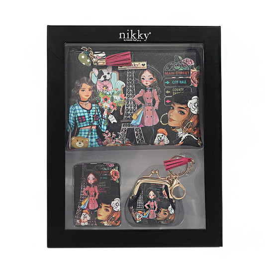3-PIECE POUCH GIFT SET: NIKKY MAKES FRIENDS