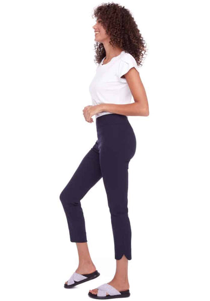 UP! Solid Slim Ankle Pant Navy - 65027UP