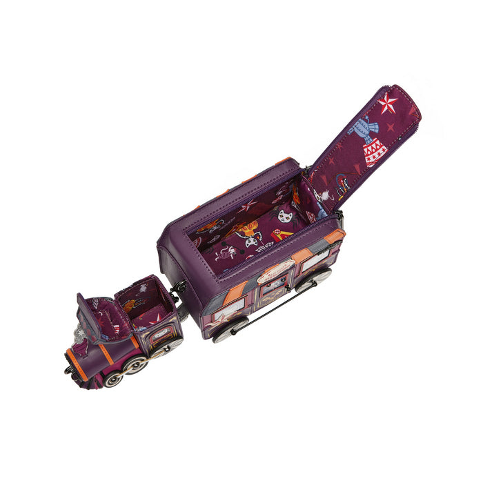Vendula London Skelecat"s Travelling Ghost Train Bag Available Now