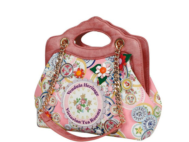 Vendula London - Heritage Victorian Tea Rooms Bubble Ornate Handle Bag ( Pre Sale )* landing early March