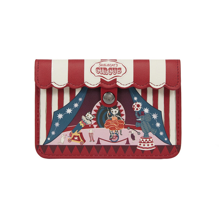 Vendula London Skelecat's Ghost Train Accordion Card Wallet Available Now