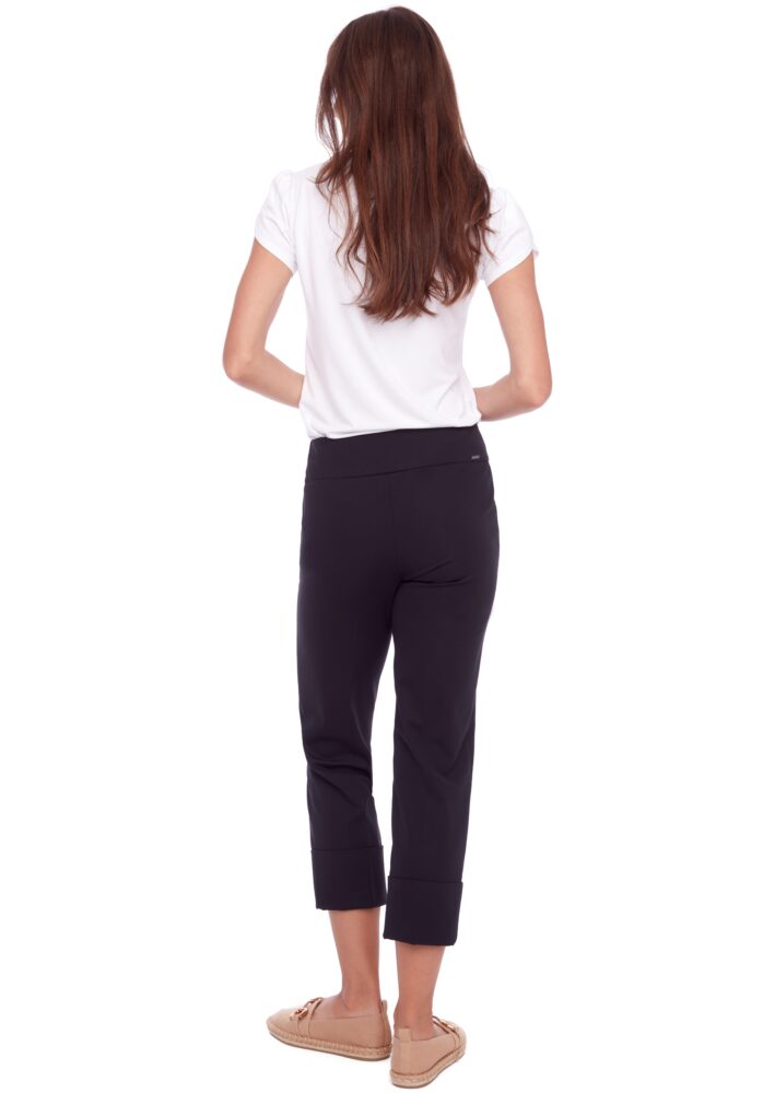 UP! Cuffed Compression Crop Pant Black - 68015UP