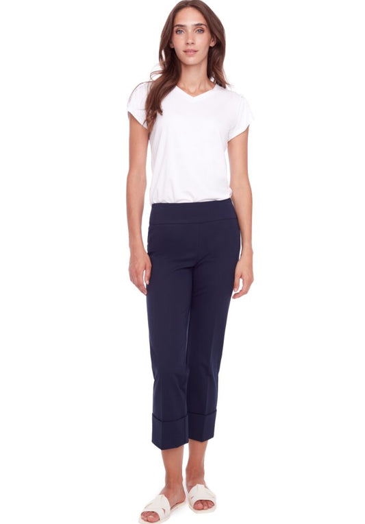 UP! Cuffed Compression Crop Pant Navy - 68015UP