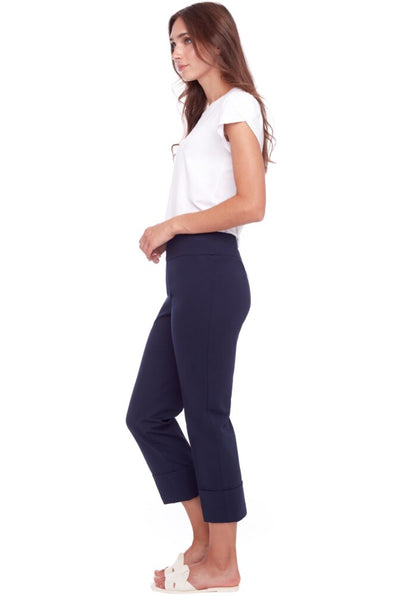 UP! Cuffed Compression Crop Pant Navy - 68015UP