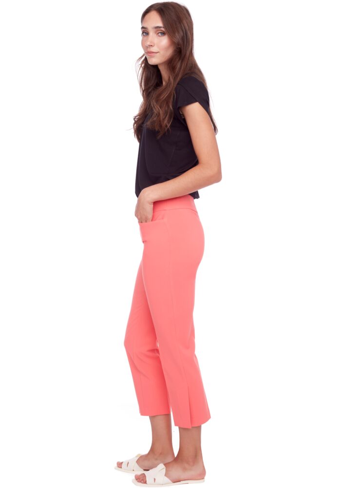 UP! Solid Palermo Cropped Pant Flamingo - 68041UP