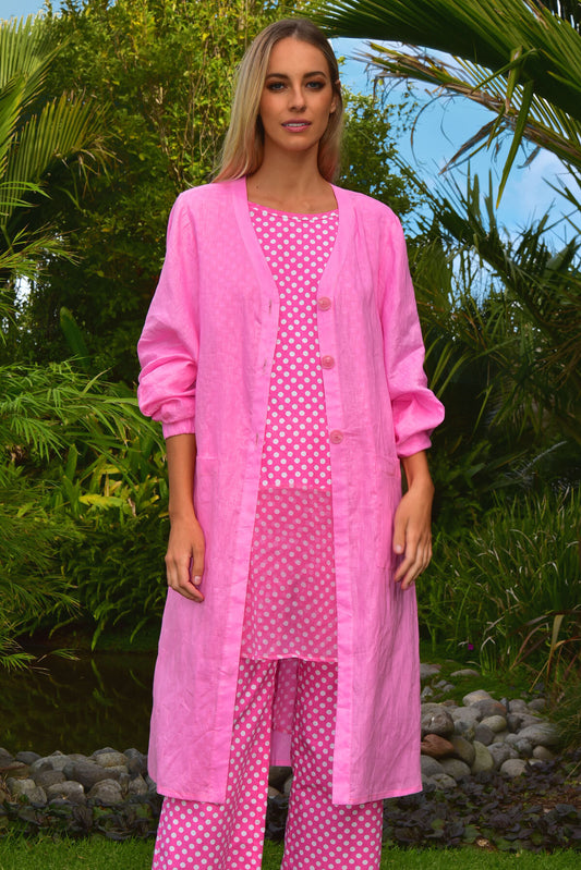Curate - Beneath The Waves Coat Pink