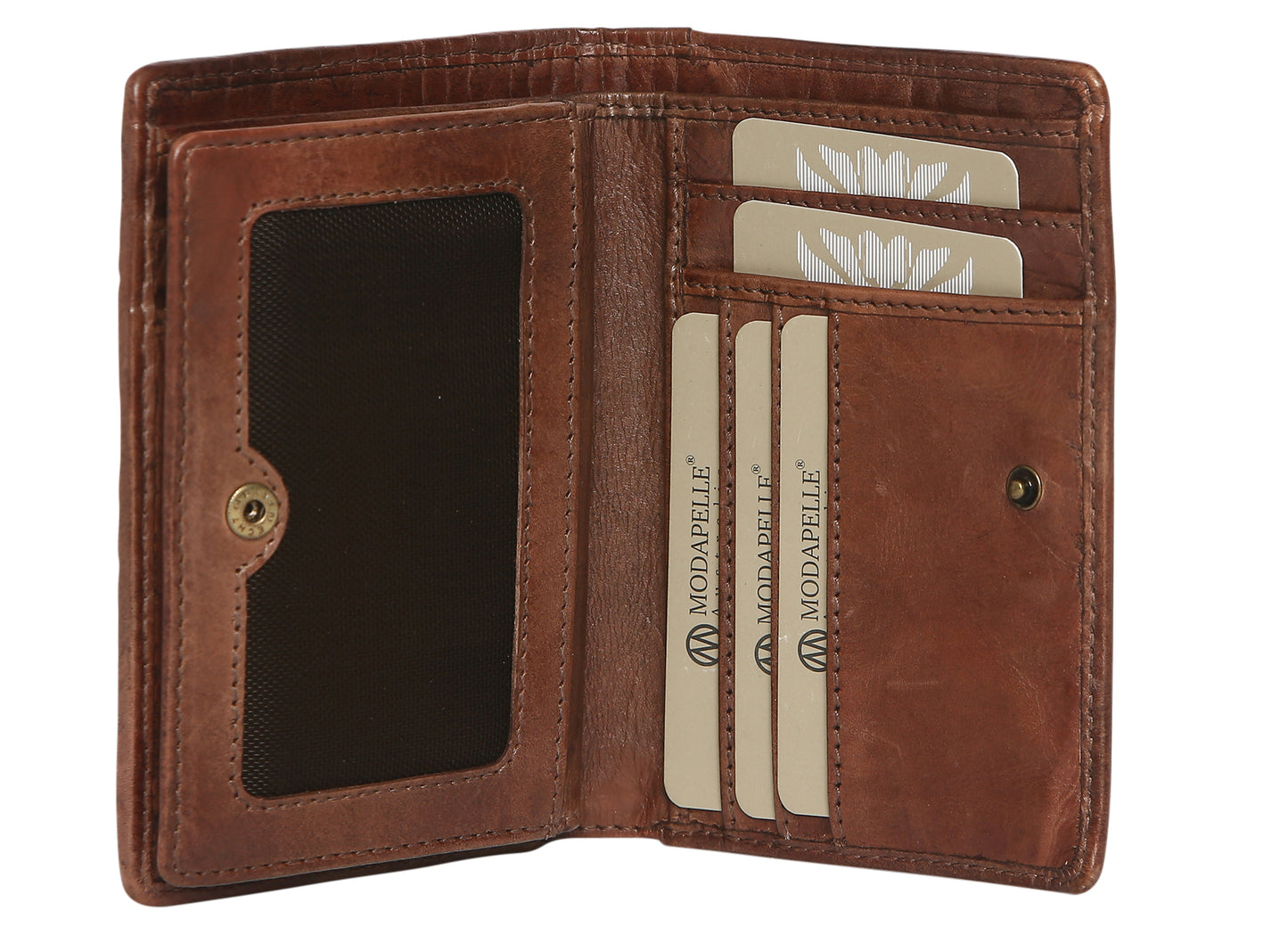 Modapelle - Vintage Cow Leather Multi Card Comp Wallet | 7723