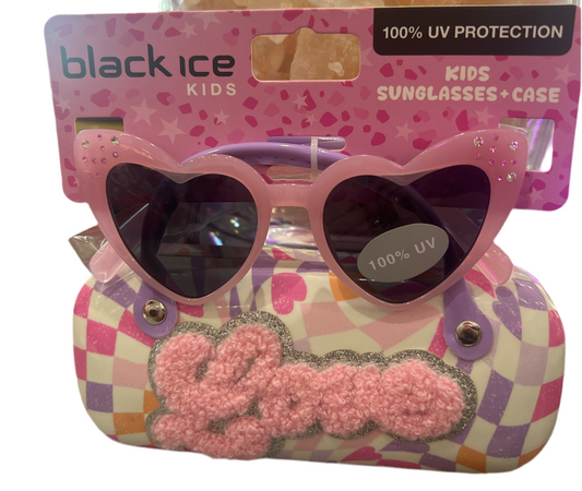 Black Ice 100% UV Protection Sunglasses with Case