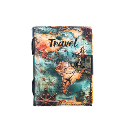 Vintage Leather Journal Notebook Diary for Travel Lovers - Lets embark on a Journey filled with new adventures and unforgettable memories x