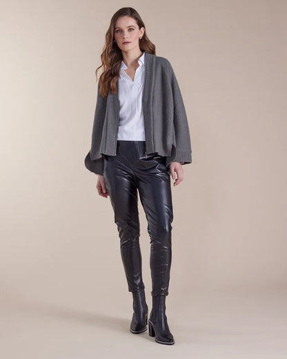 Marco Polo - Faux Leather Pant Black - YTMW48235