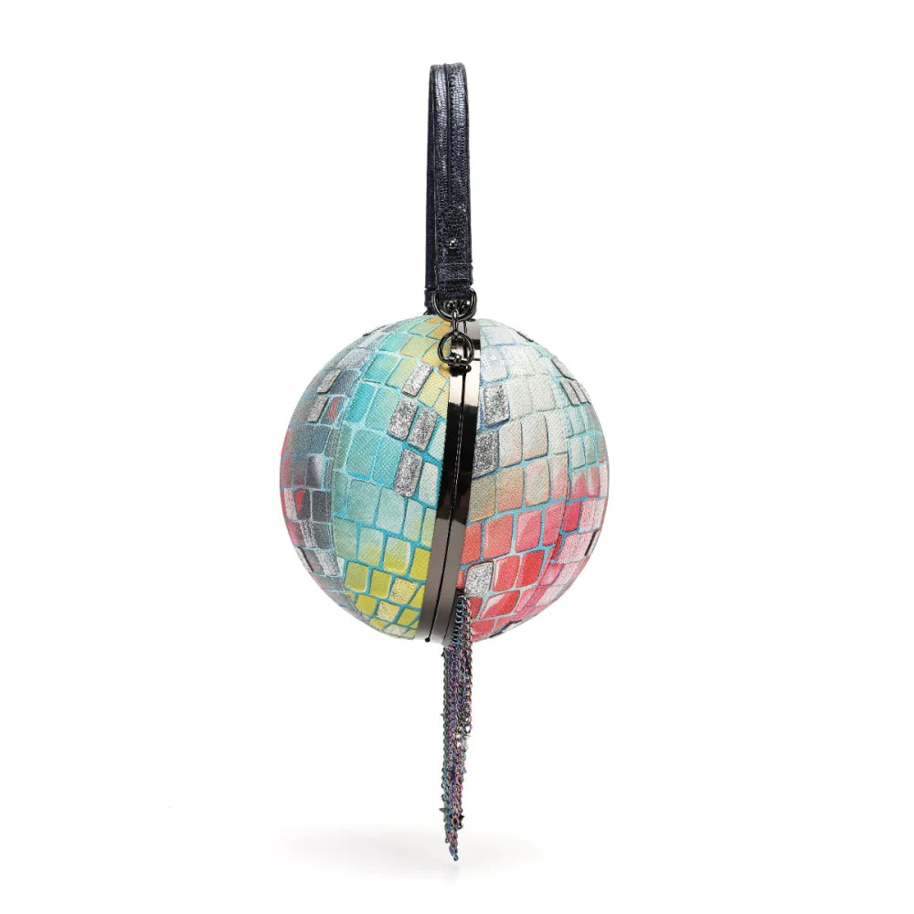Vendula London Kitty’s Caturday Night Fever Disco Ball Bag