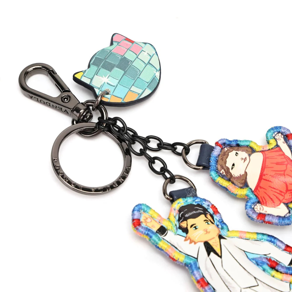 Vendula London Kitty’s Caturday Night Fever Keycharm