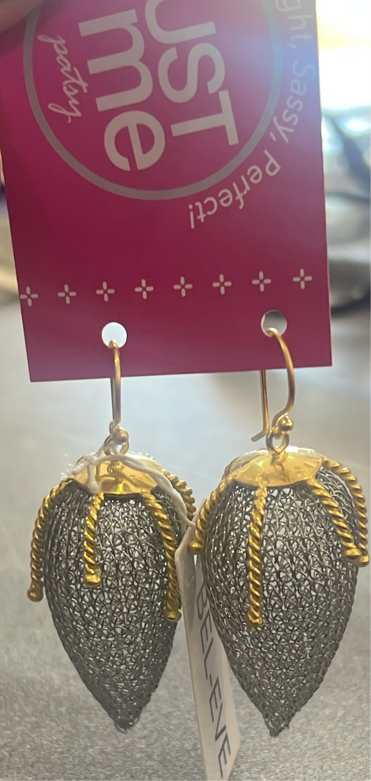 Bel-Eve Earrings Silver & Gold Radiant