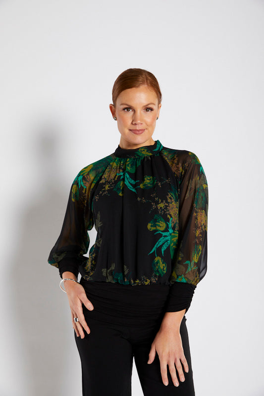 Philosophy Australia - Abbey  Tie Neck Blouse - Poet
