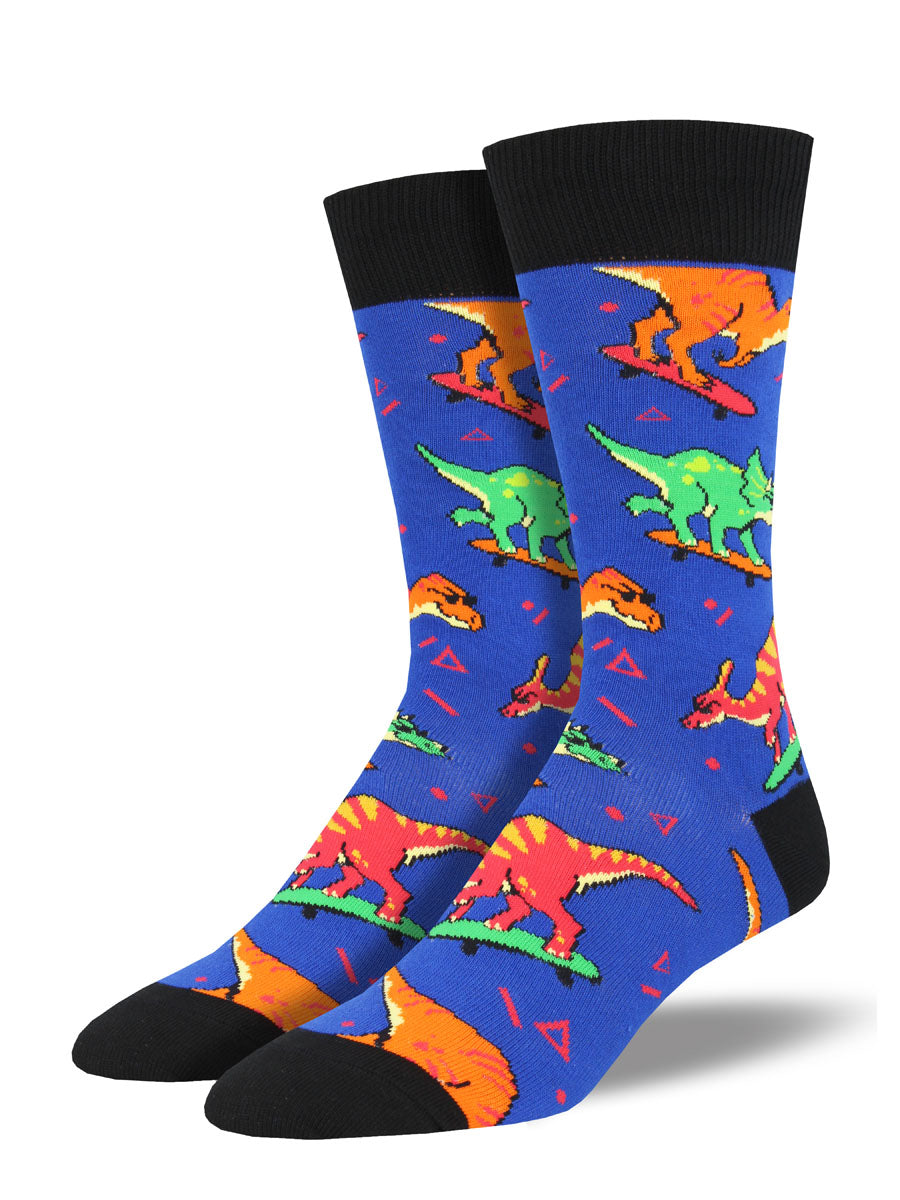 Socksmith Men’s Skating Dinosaurs