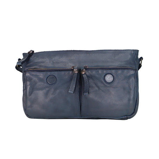 Kompanero - Arianna Cross Body Bag in French Navy