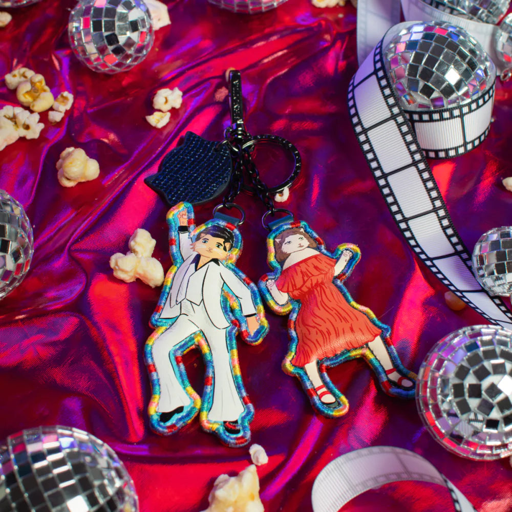 Vendula London Kitty’s Caturday Night Fever Keycharm