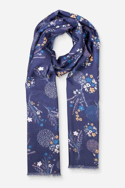 Brakeburn - Bursting Blooms Scarf Blue | BKLS10487