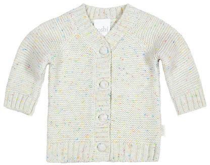 Toshi - Organic Cardigan Andy Snowflake