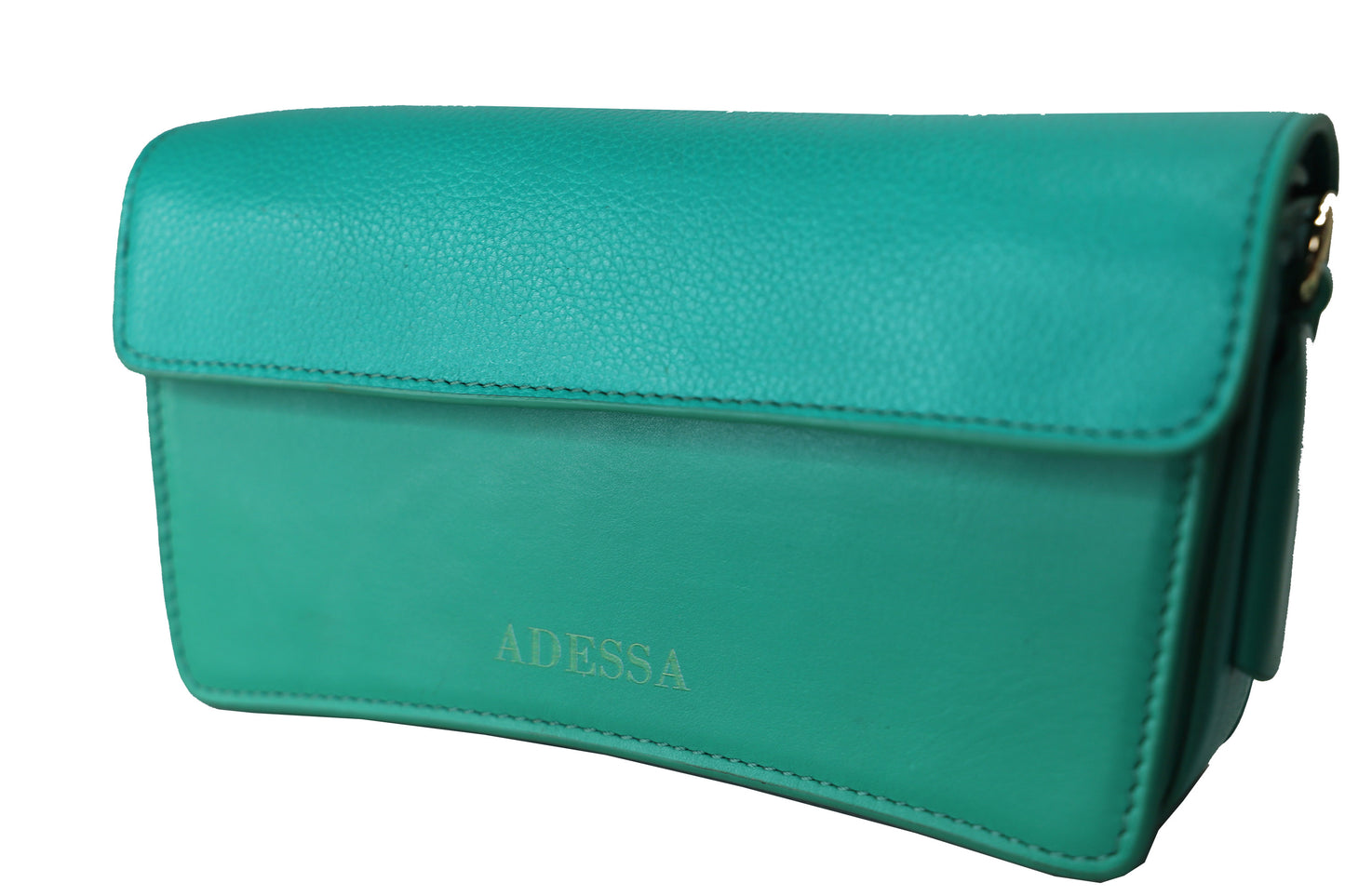 Adessa - Biella Crossbody Bag/Clutch Emerald