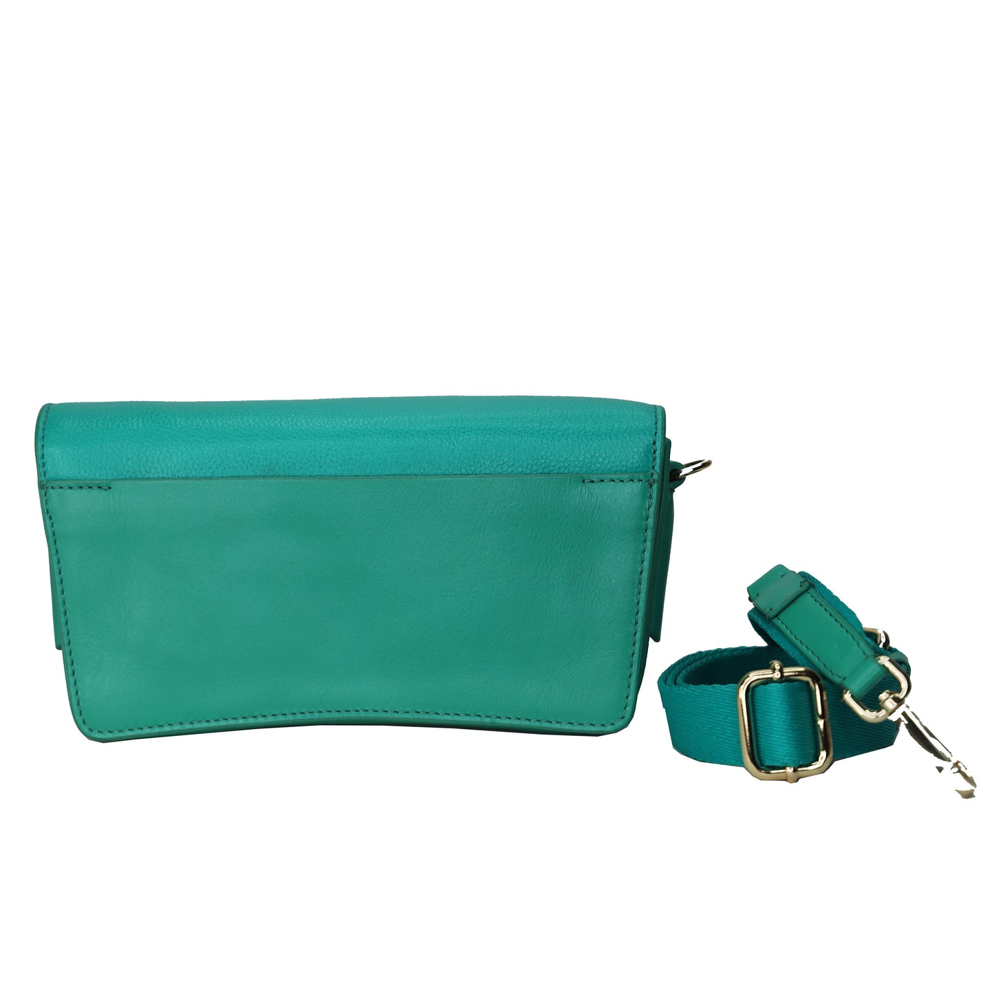 Adessa - Biella Crossbody Bag/Clutch Emerald