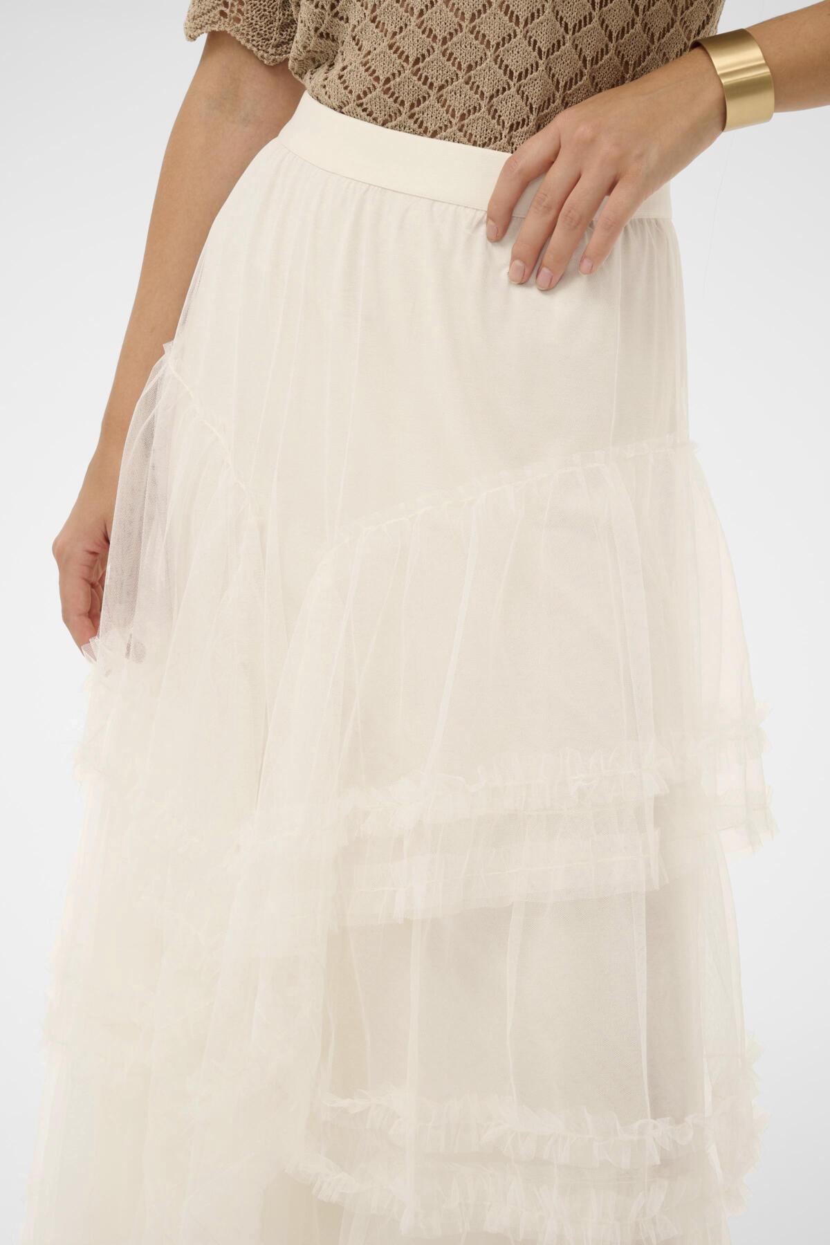 Cream - Sissel Skirt Whisper White