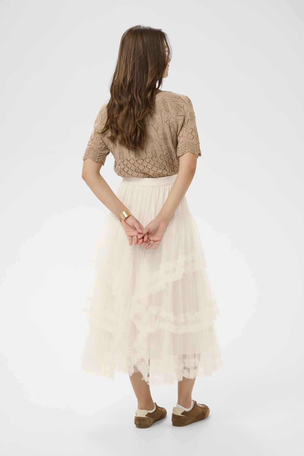 Cream - Sissel Skirt Whisper White