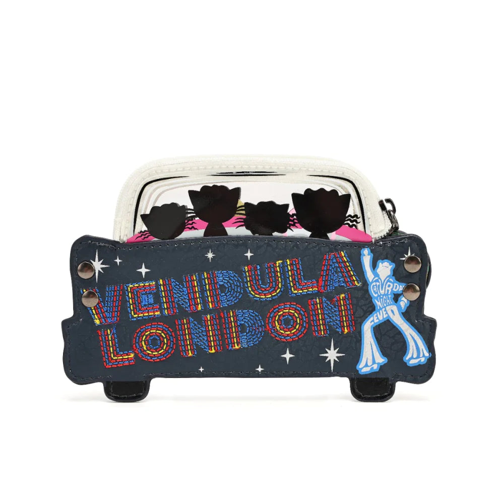 Vendula London Kitty’s Caturday Night Fever Catillac Coin Purse