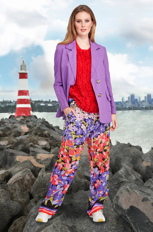 Curate - Fields Of Flowers Pants Down Trouser