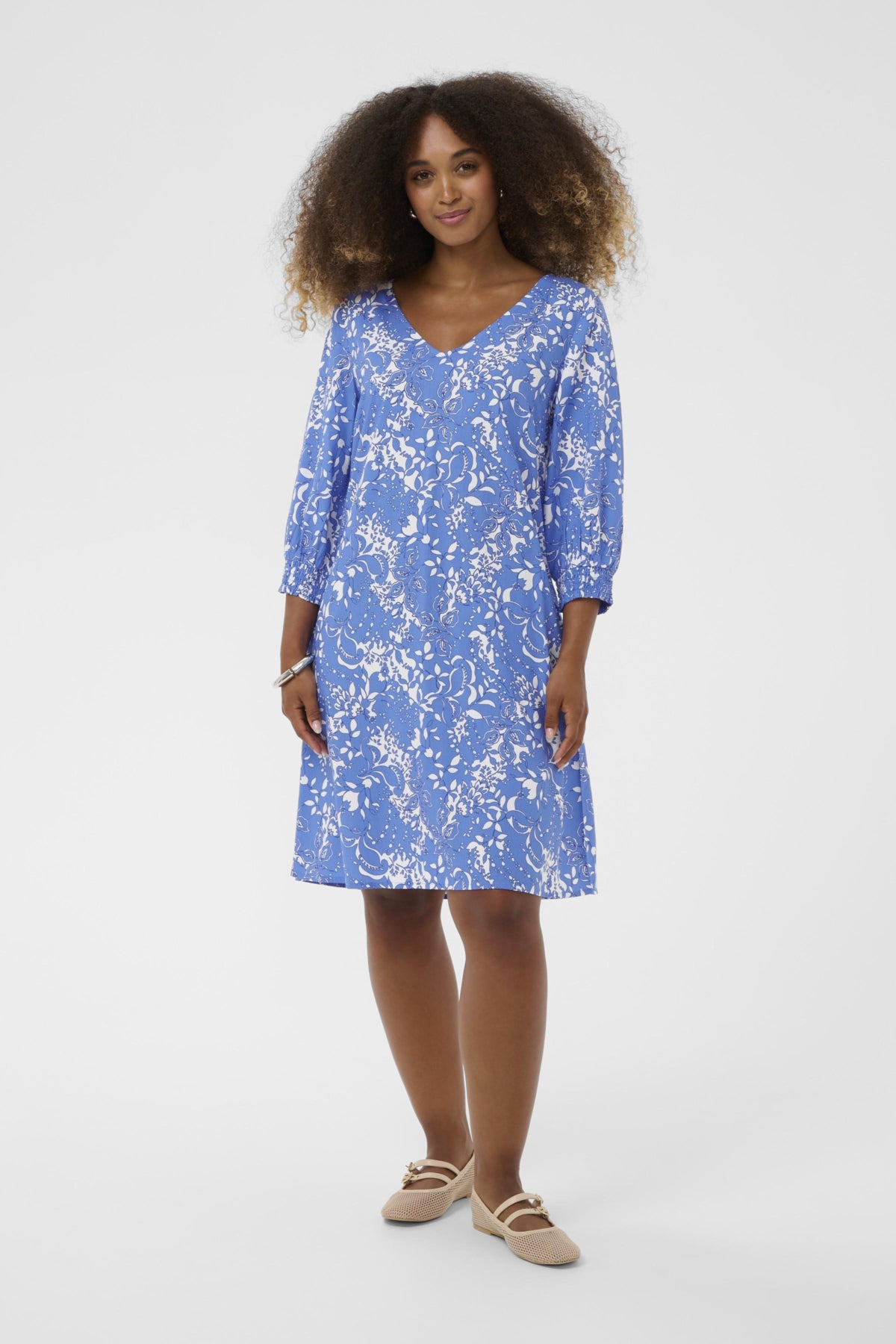 Cream - Tiah Shift Dress