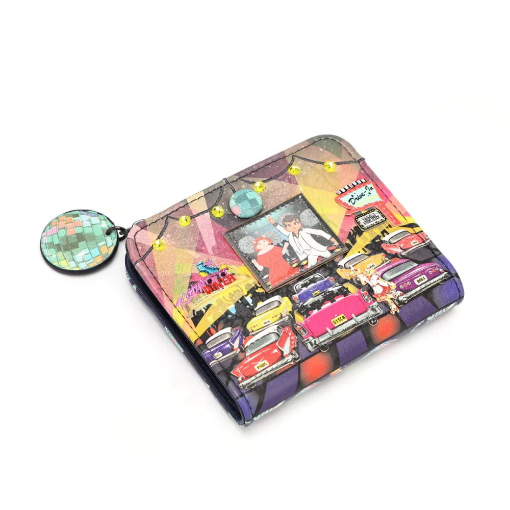 Vendula London Kitty’s Caturday Night Fever Flexcard Wallet