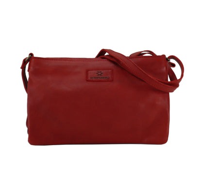 Kompanero - Darcy Cross Body Bag in Red