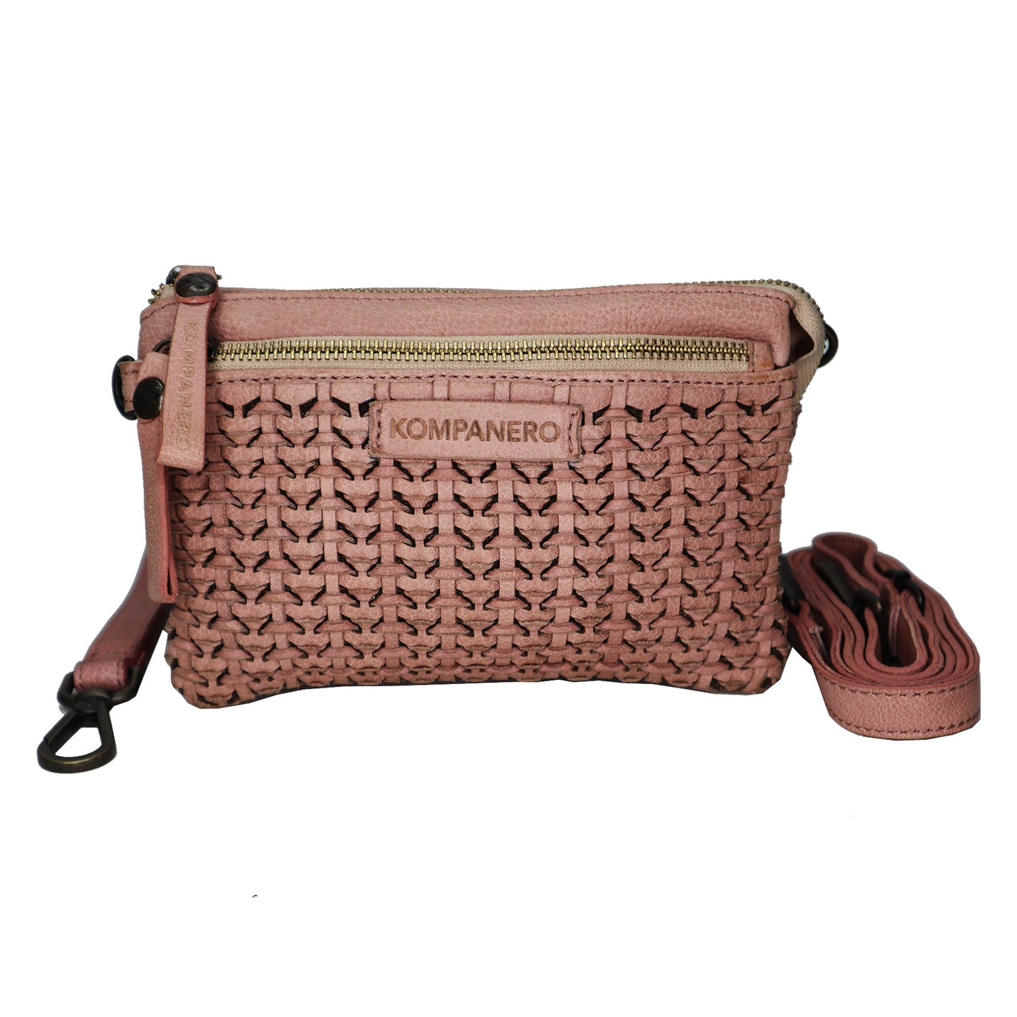 Kompanero - Dune Crossbody Bag in Blush