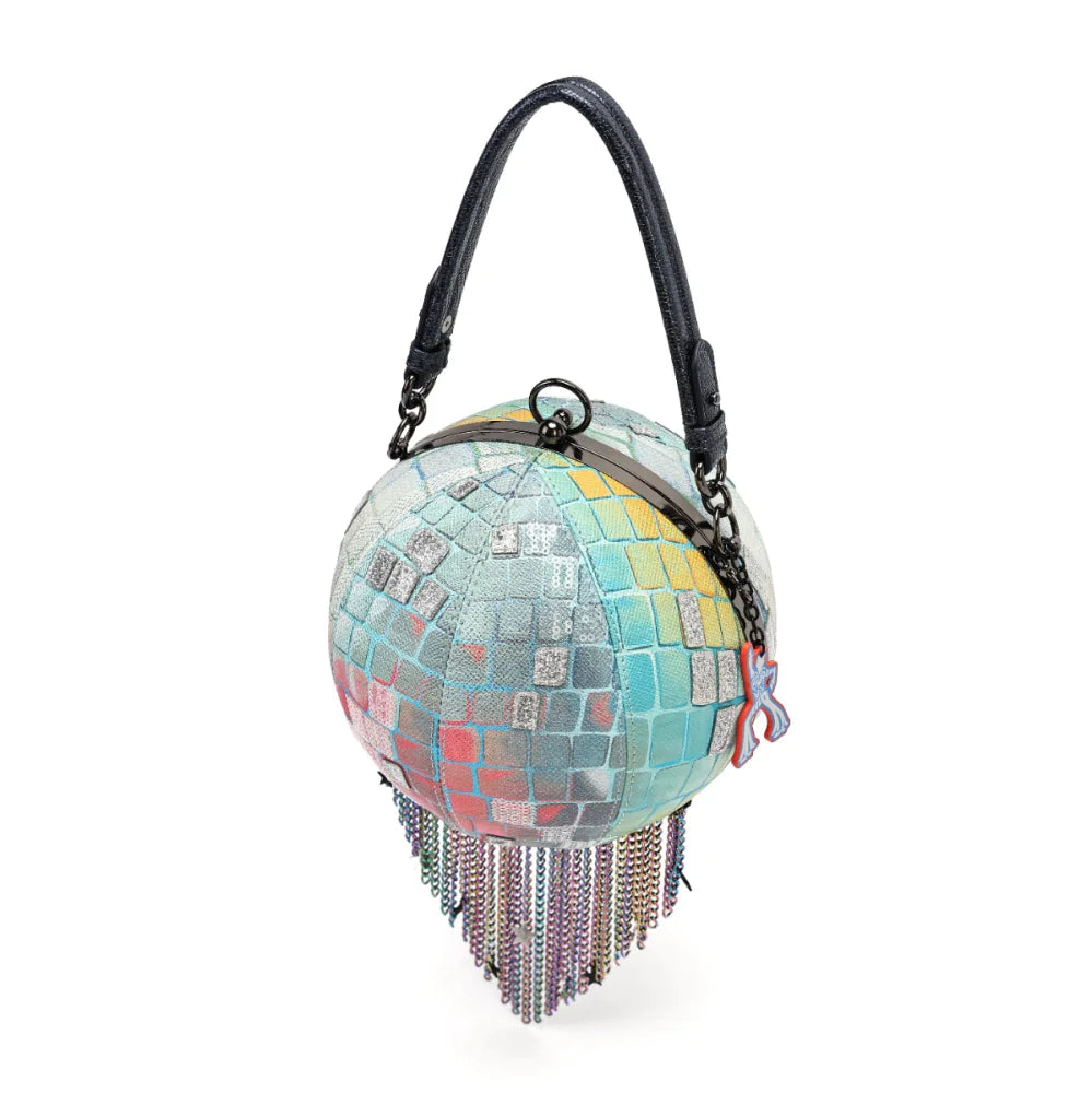 Vendula London Kitty’s Caturday Night Fever Disco Ball Bag