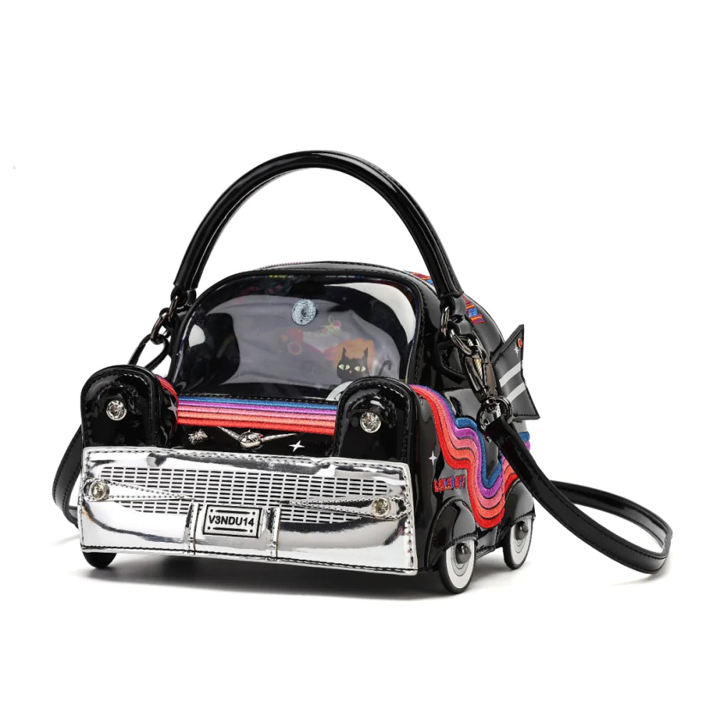 Vendula London Kitty’s Caturday Night Fever Catillac Bag