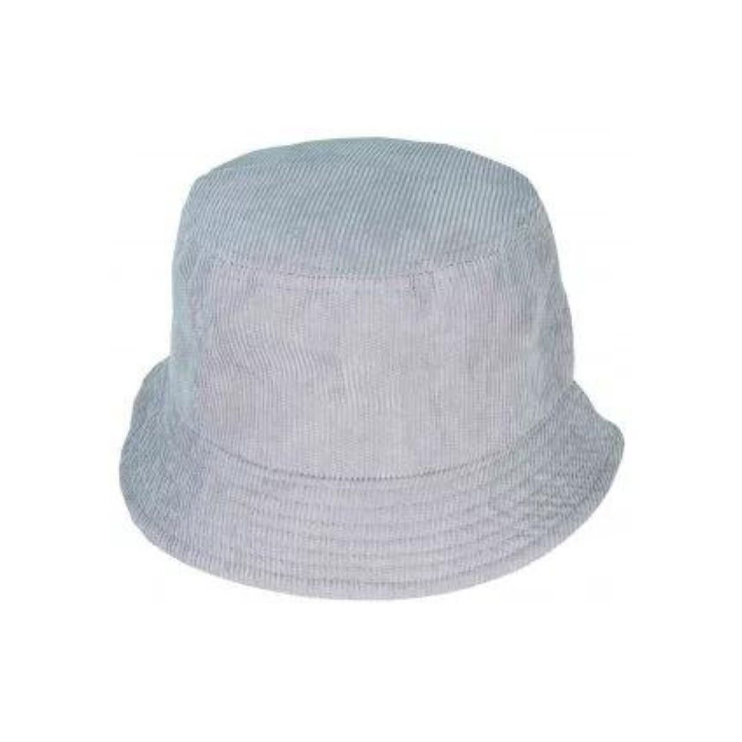 Avenel - Small Brim Corduroy Bucket Hat - Grey