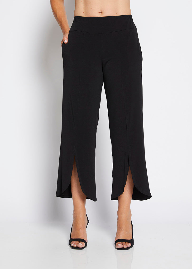 Philosophy Australia - 7/8 Split Pant Black - PETAL