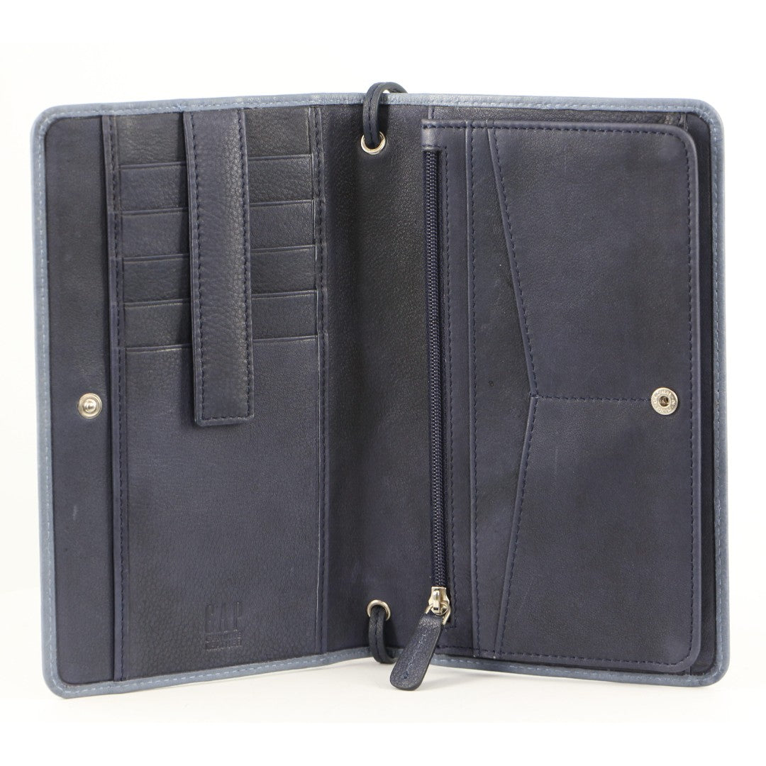 Gap - Leather Wallet/Organiser Bag in Light Blue GAP12