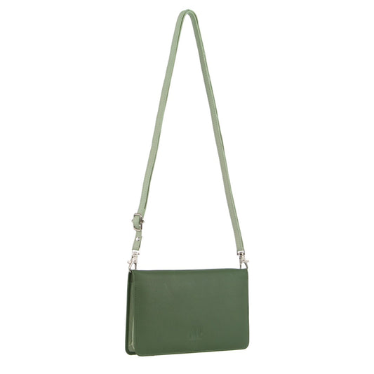 Gap - Leather Wallet/Organiser Bag in Sage GAP12