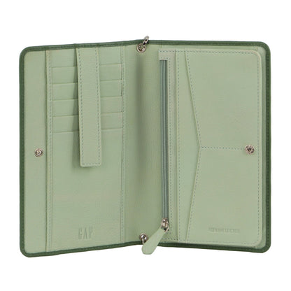 Gap - Leather Wallet/Organiser Bag in Sage GAP12