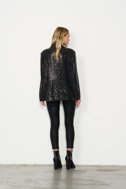 Holmes & Fallon - Blazer Sequined Black HF2414