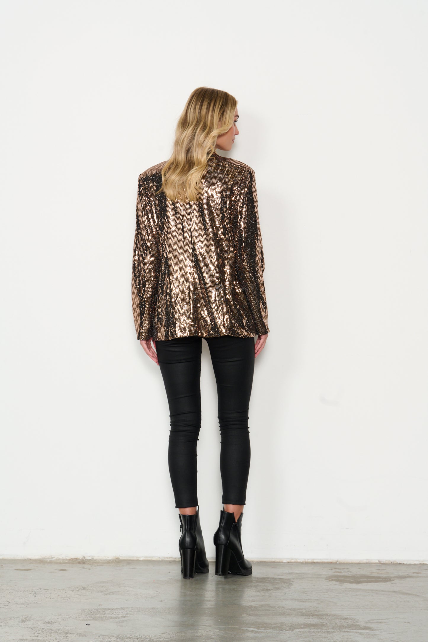 Holmes & Fallon - Blazer Sequined Rose Gold HF2414