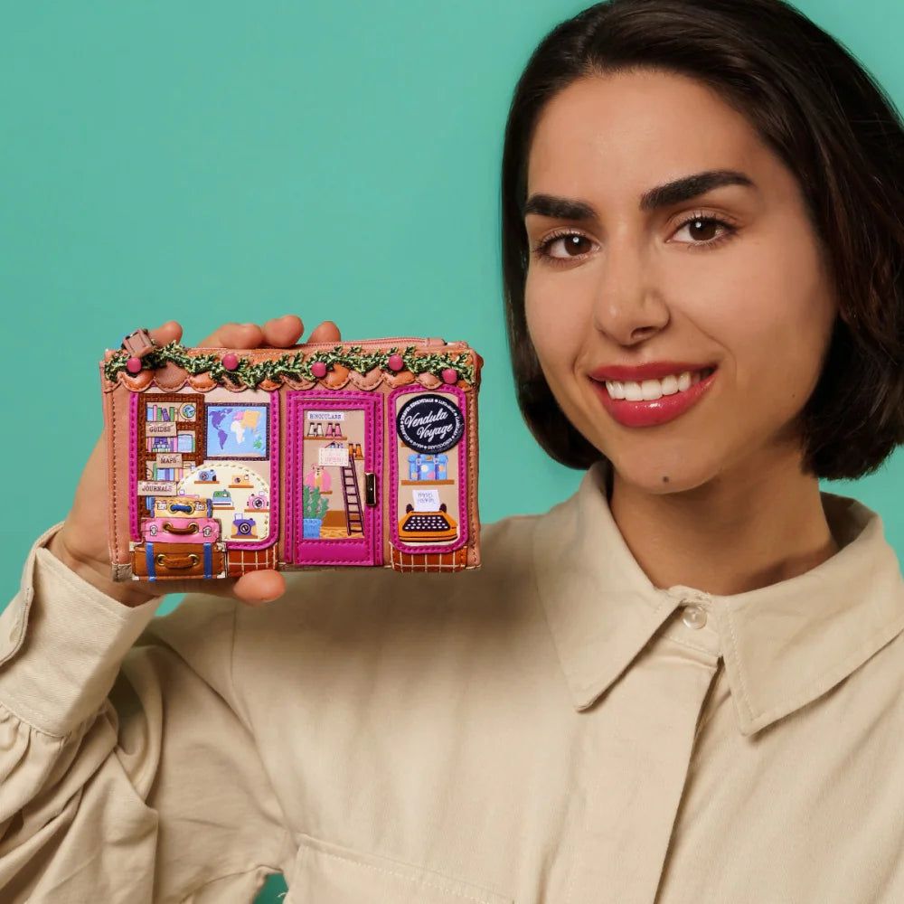 Vendula London Voyage Travel Shop Compact Folding Wallet Presale